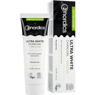 NORDICS zubna pasta whitening charcoal + matcha 75 ML | 3800500324180