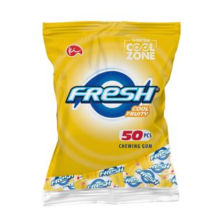 Fresh Cool Fruity Chewing Gum (Packet) 50pc