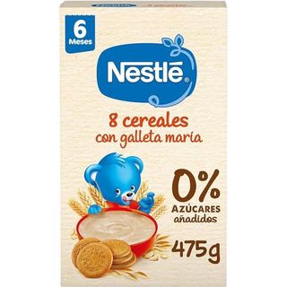 Papilla 8 Cereales Con Galleta Nestle 475 Gr.