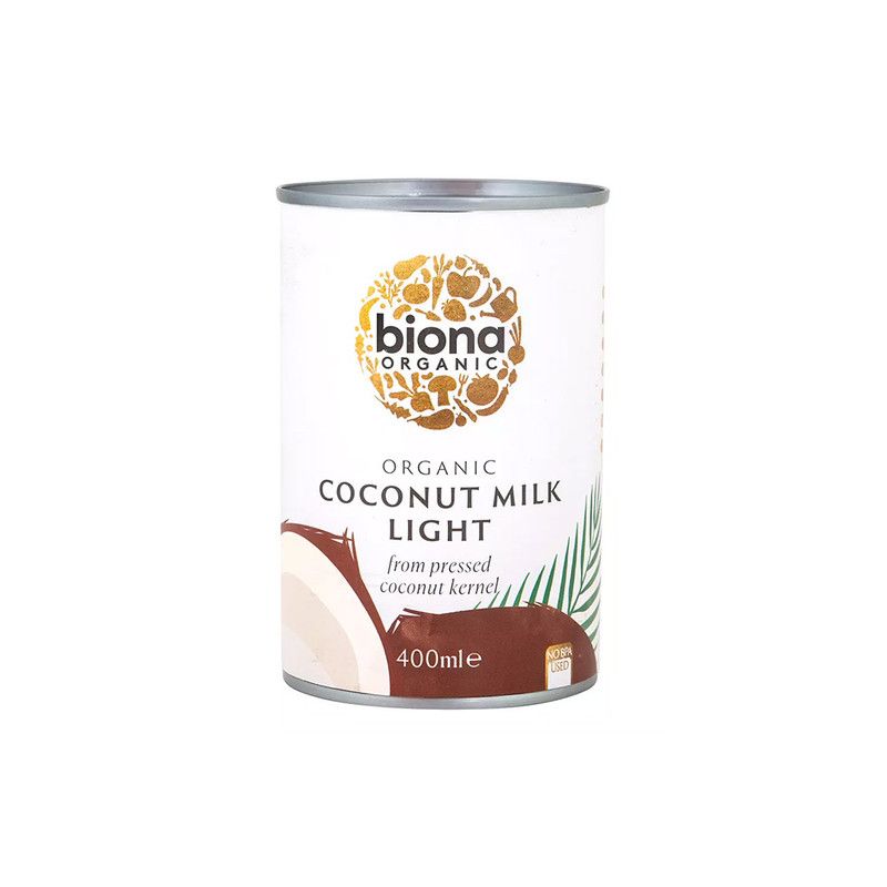 Leite de Coco Bio Light  Biona 400 Ml