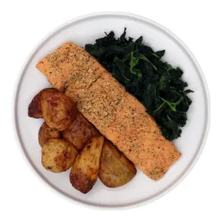 Erbert Salmone In Crosta Alle Erbe Con Patate E Spinaci 250g