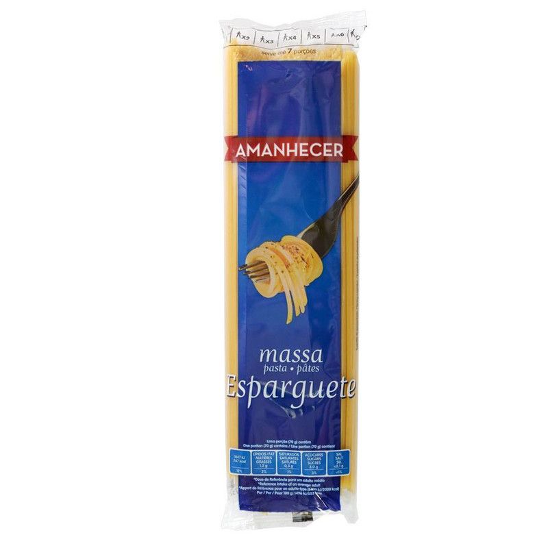 Amanhecer Massa Esparguete 500g