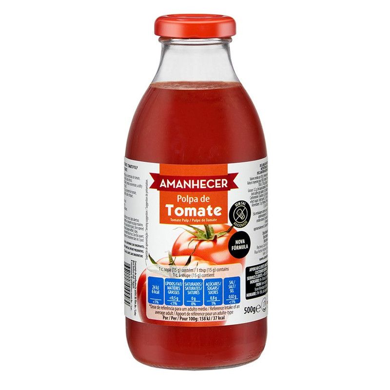 Amanhecer Polpa de Tomate Frasco 500g