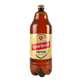 Пиво Чернігівське Світле пастеризоване 4.6% 2.25 л