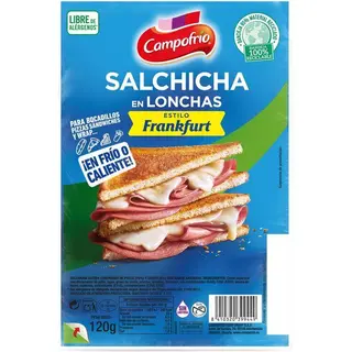 Campofrío Salchicha en Lonchas 120g
