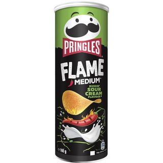 Pringles Sizzl'n Medium Sour Cream - 160g /666546