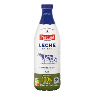 Leche Entera Botella Pascual 1.5L