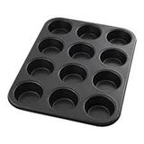 Black 12-Cup Muffin Pan