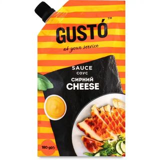 Соус 180г Gusto "Сирний/Cheese" д/п
