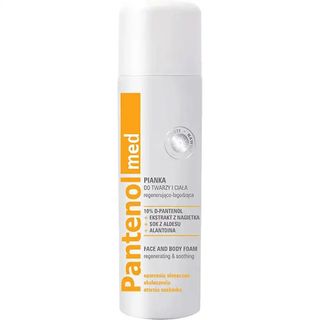 ფარმონა პანთენოლი 2782 Panthenol Med აღმდგენი და დამამშვ.ქაფი სპრეი ბავშვ.3წ-დან სახე/ტანი 150მლ *