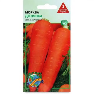 Насіння Агроконтракт Морква Долянка 3 г