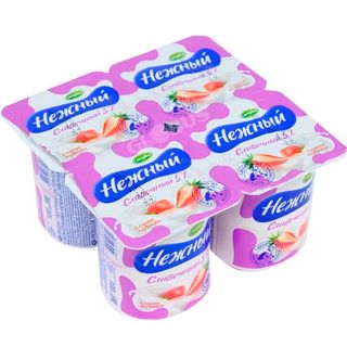 Йогурт Клубничный Campina 5% Жира, 110г