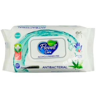 Влажные Салфетки Flovell Антибактериальные с Крыш, 100 Шт