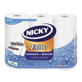 Rollo De Cocina Elite Nicky - 3 Uds