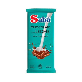 Tablette de chocolat au lait 100g - SABU