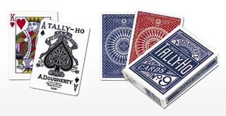 Bicycle Tally-Ho Poker Playing Cards, 55 pcs