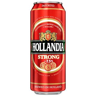 Пиво Hollandia Strong світле 7,5% 0,5л