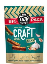 Грінки Flint Craft пшенично-житні зі смаком часнику 130г