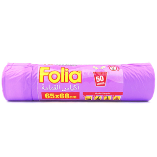 Sacs poubelle 10 unités x 50L - FOLIA