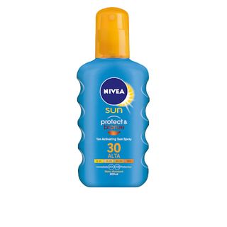 Protetor Solar Spray Protect & Bronze FPS 30    Nivea Sun (emb. 200 ml)