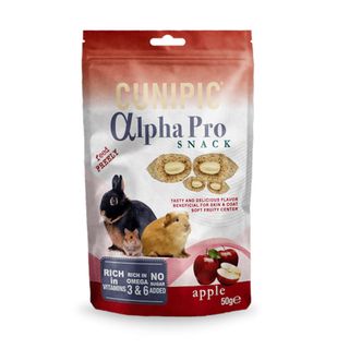0.05 KG Cunipic Alpha Pro Chuches Manzana para conejos y roedores