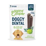 0.2549 KG Edgard & Cooper Barritas Dentales Manzana y eucalipto para perros grandes
