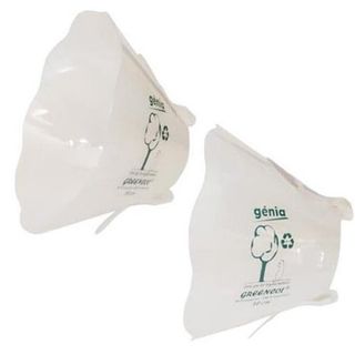 Genia de plástico colar isabelino cães e gatos - 40 CM