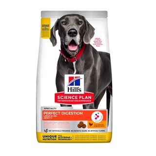 14 KG Hill’s Science Plan Perfect Digestion Adult large Pollo pienso para perros