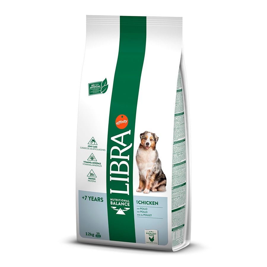 Libra Ração Cão Sénior Frango 12kg