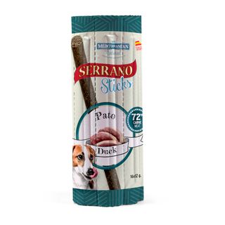 19 KG Mediterranean Natural Serrano Barritas de Pato para perros