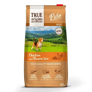 12 KG True Origins Pure Adult Pollo y Arroz pienso para perros