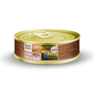 True Origins Pure Kitten Peixe e Lula lata com patê - 85 GR