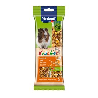 0.112 KG Vitakraft Kräcker Barritas Miel para cobayas