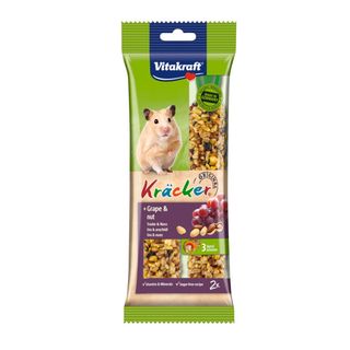 0.112 KG Vitakraft Kräcker Barritas Uvas y Nueces para hámsteres