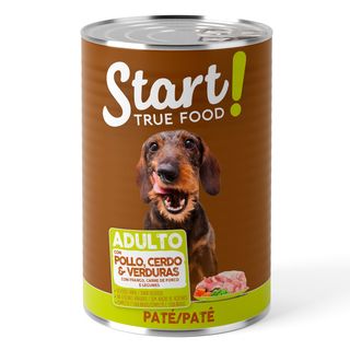 1.2 KG Start Adult Pollo con Cerdo y Verduras en Paté lata para perros