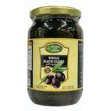 Virginia Green Garden Whole Black Olives, 360g