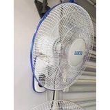 LUCID White Wall Fan FW40-801R