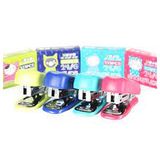 Mini Plastic Stapler Set, Assorted Colors