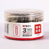 M&G Metallic Paper Clips with Rust Protection