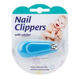Blue Nail Clippers with Catcher for Under 18