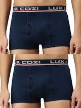 LUX COZI Semi-Long Navy, 2 Pieces