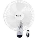 Saachi White Wall Fan with Remote