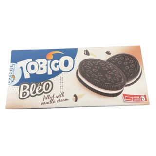 Biscuits cacaotés fourrés à la crème vanille Bléo x 5 unités 210g - TOBIGO
