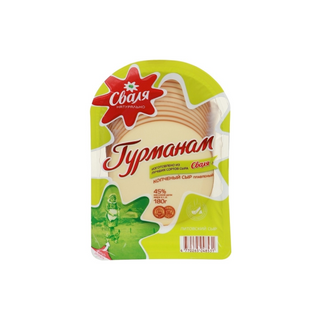 Сыр Гурманам плавленный (слайсы) Сваля 180 гр - 4770265048524