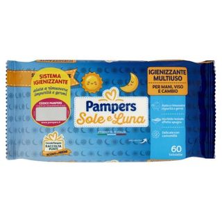 Salviette Baby Ass. Pampers - sole&luna 60pz