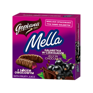 Colección de caramelos 'Goplana' Mella con relleno de grosella negra 190g
