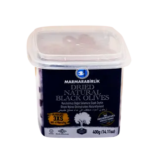 Marmarabirlik Dried Natural Black Olives, 400g