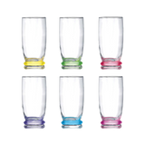 Luminark Cort.Rainbow Juice Glass Set, 6 Multicolor