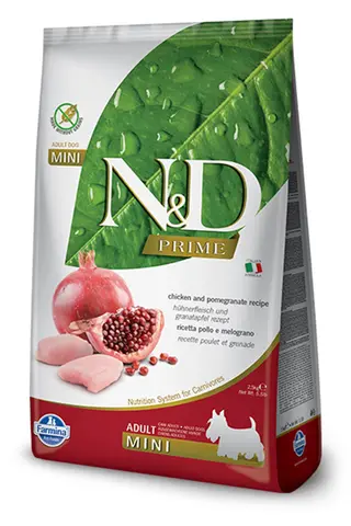 "N&D Prime Chicken&Pom. Mini 800g"
