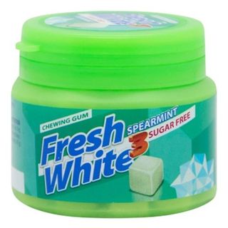 Chewing gum ripieno gusto fresco mentolo